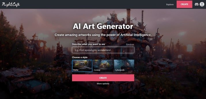 The Top 10 AI Art Generator NightCafe
